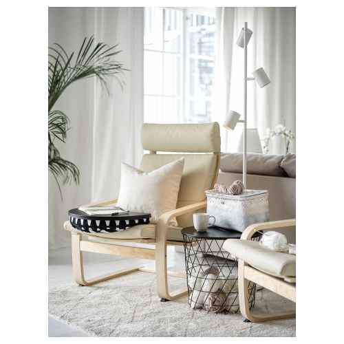 IKEA POANG Armchair Birch veneer Glose eggshell Living Room Urban Sales